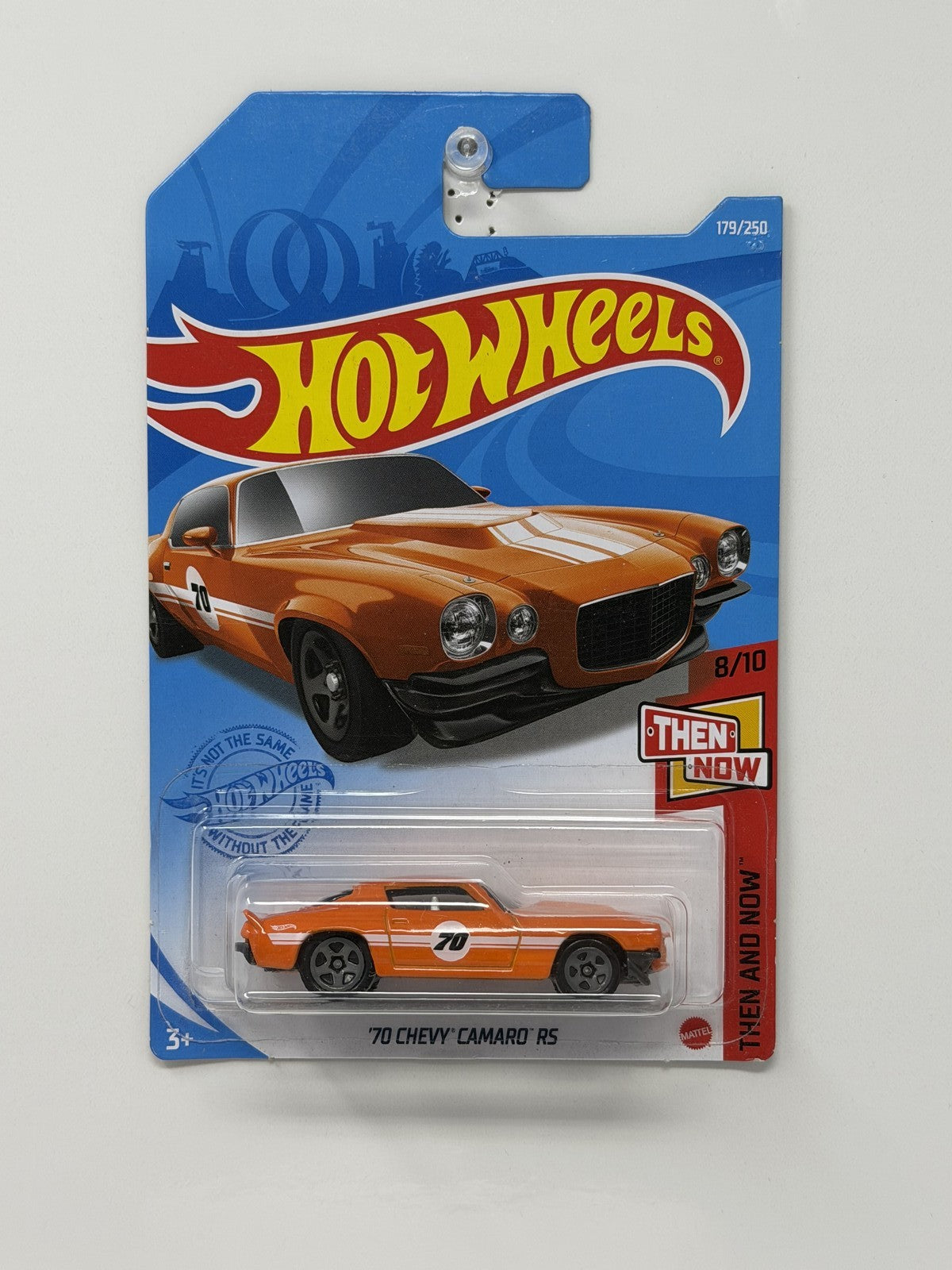 Hot Wheels Then and Now 1970 Chevrolet Camaro RS 1:64 Diecast Orange