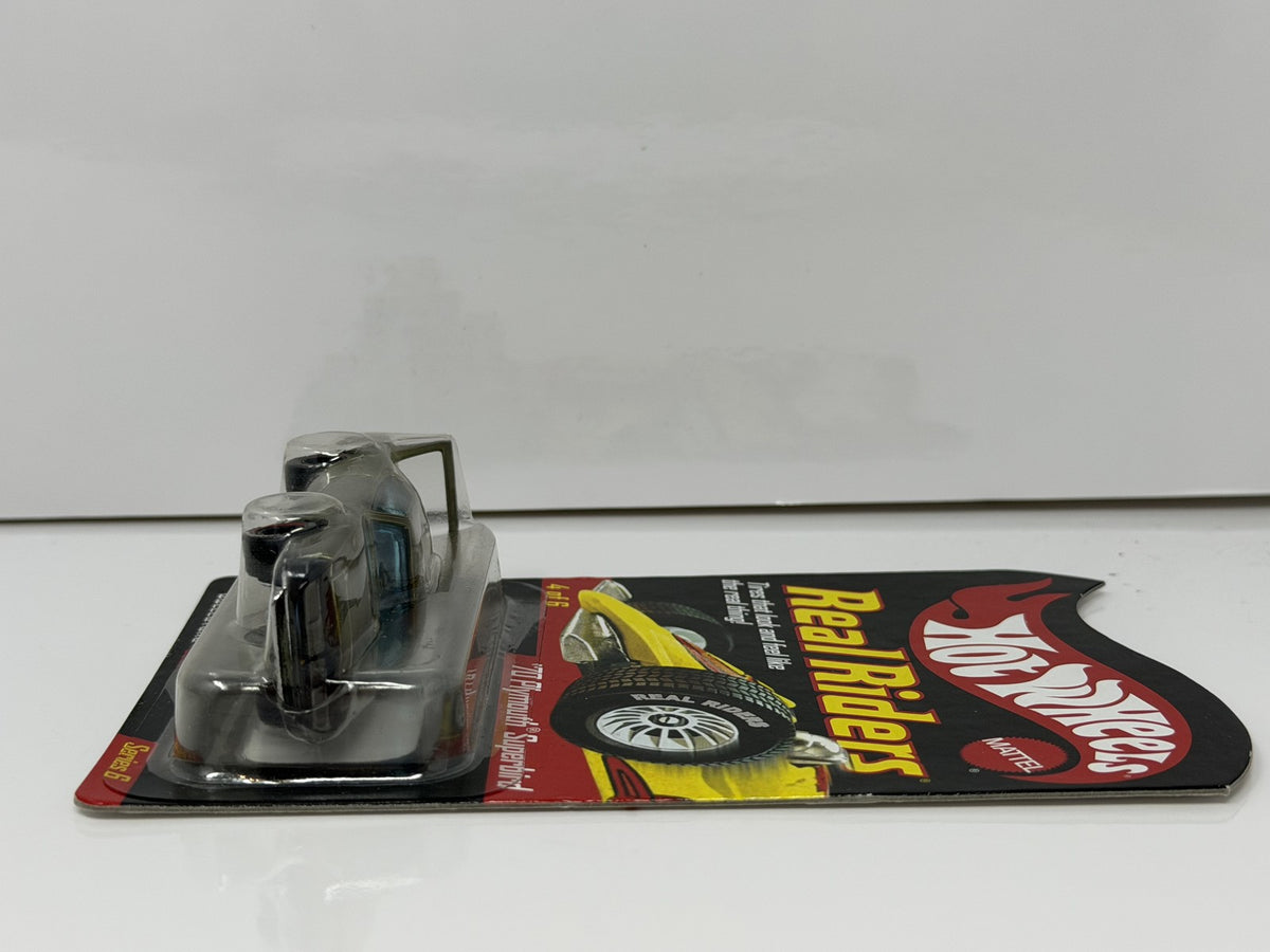 Hot Wheels Real Riders Series 6 1970 Plymouth Superbird 1:64 Diecast Green