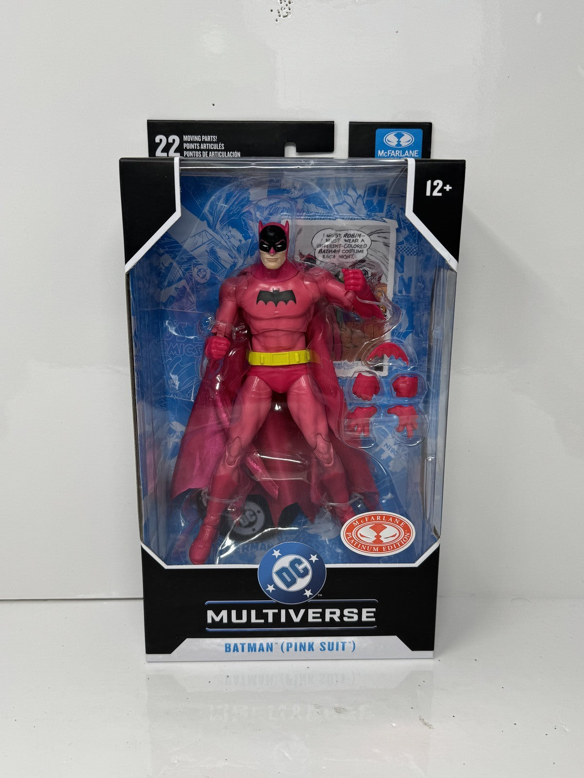 McFarlane DC Multiverse Batman Pink Suit Platinum Edition Action Figure