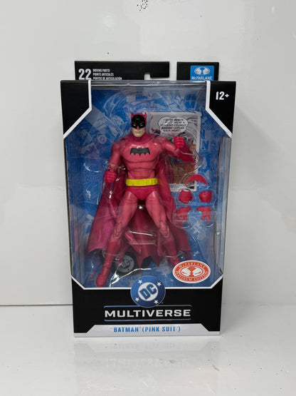 McFarlane DC Multiverse Batman Pink Suit Platinum Edition Action Figure