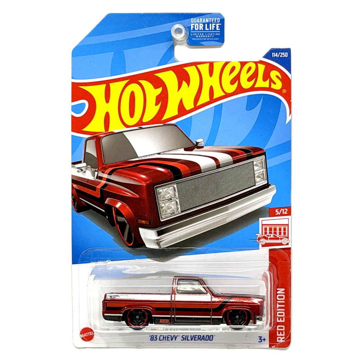 Hot Wheels Red Edition 1983 Chevy Silverado 1:64 Diecast Target Exclusive