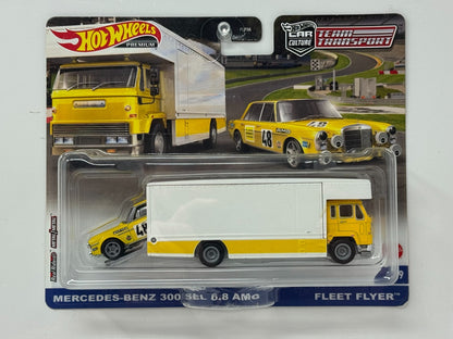 Hot Wheels Premium Team Transport #39 Mercedes-Benz 300 SEL 6.8 AMG 1:64 Diecast