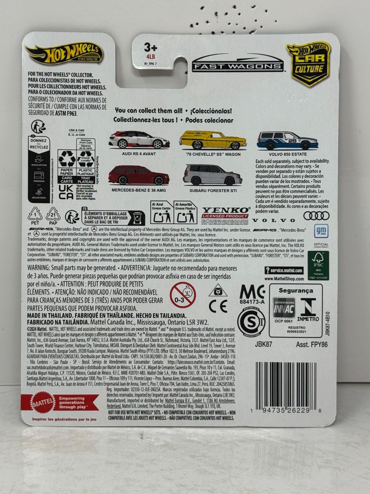 Hot Wheels Premium Fast Wagons Subaru Forester STi 1:64 Diecast