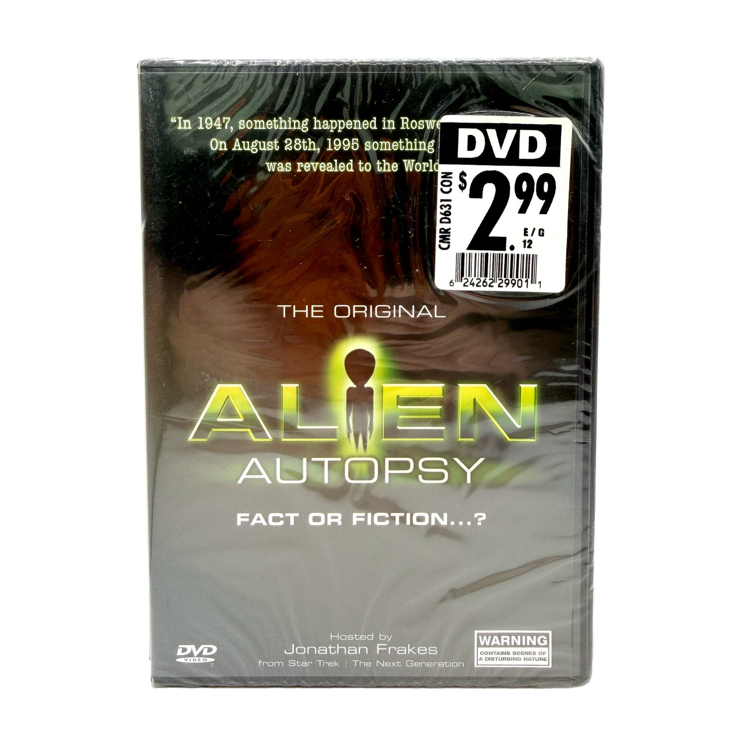 Alien Autopsy Fact or Fiction- (DVD) Jonathan Frakes Documentary