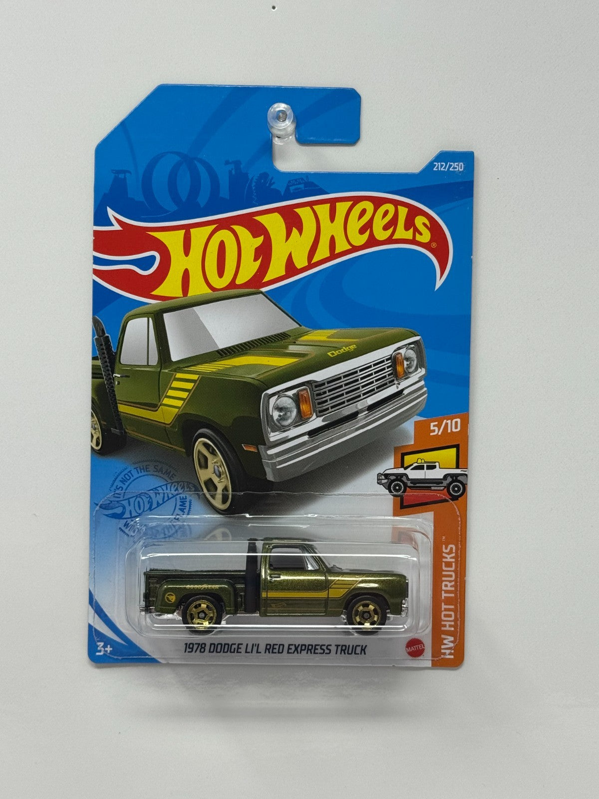 Hot Wheels Hot Trucks 1978 Dodge Li’l Red Express TREASURE HUNT 1:64 Diecast