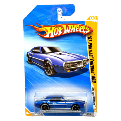 Hot Wheels 2010 HW Premiere 1967 Pontiac Firebird 400 1:64 Diecast Blue