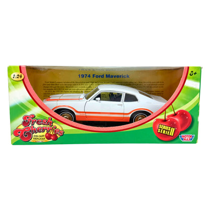 Motormax Fresh Cherries 1974 Ford Maverick Grabber 1:24 Diecast