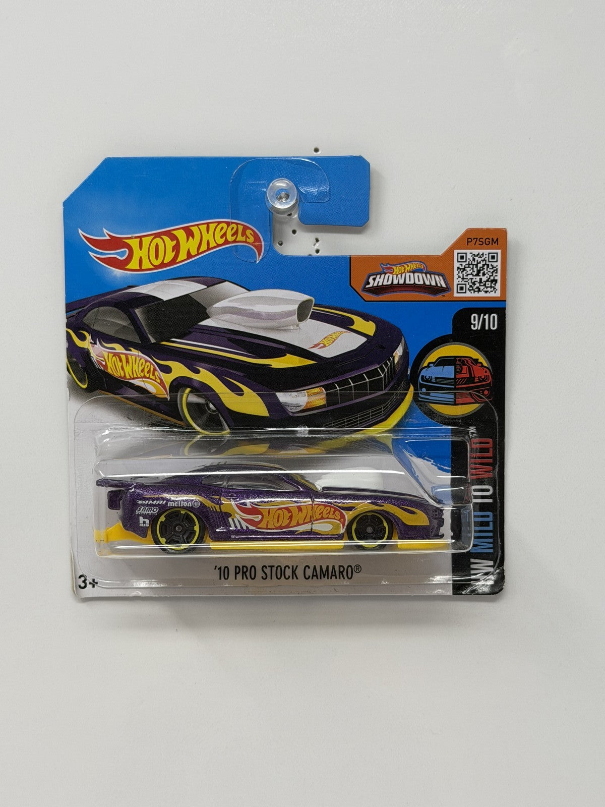 Hot Wheels Mild to Wild 2010 Chevrolet Pro Stock Camaro 1:64 Diecast Short Card