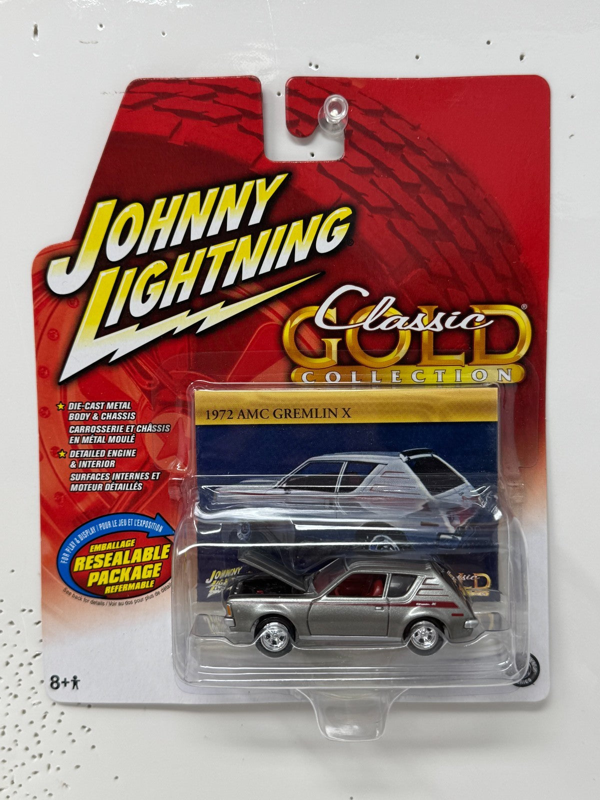 Johnny Lightning Classic Gold 1972 AMC Gremlin X 1:64 Diecast