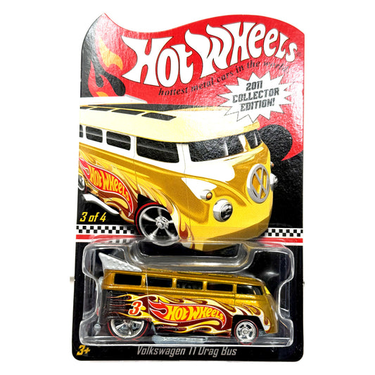 Hot Wheels 2011 Collector Edition Volkswagen T1 Drag Bus K-Mart 1:64 Diecast