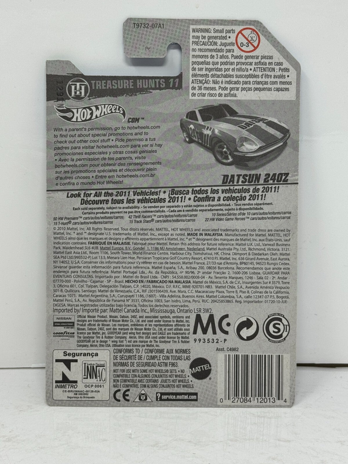 Hot Wheels Treasure Hunt Datsun 240z JDM 1:64 Diecast