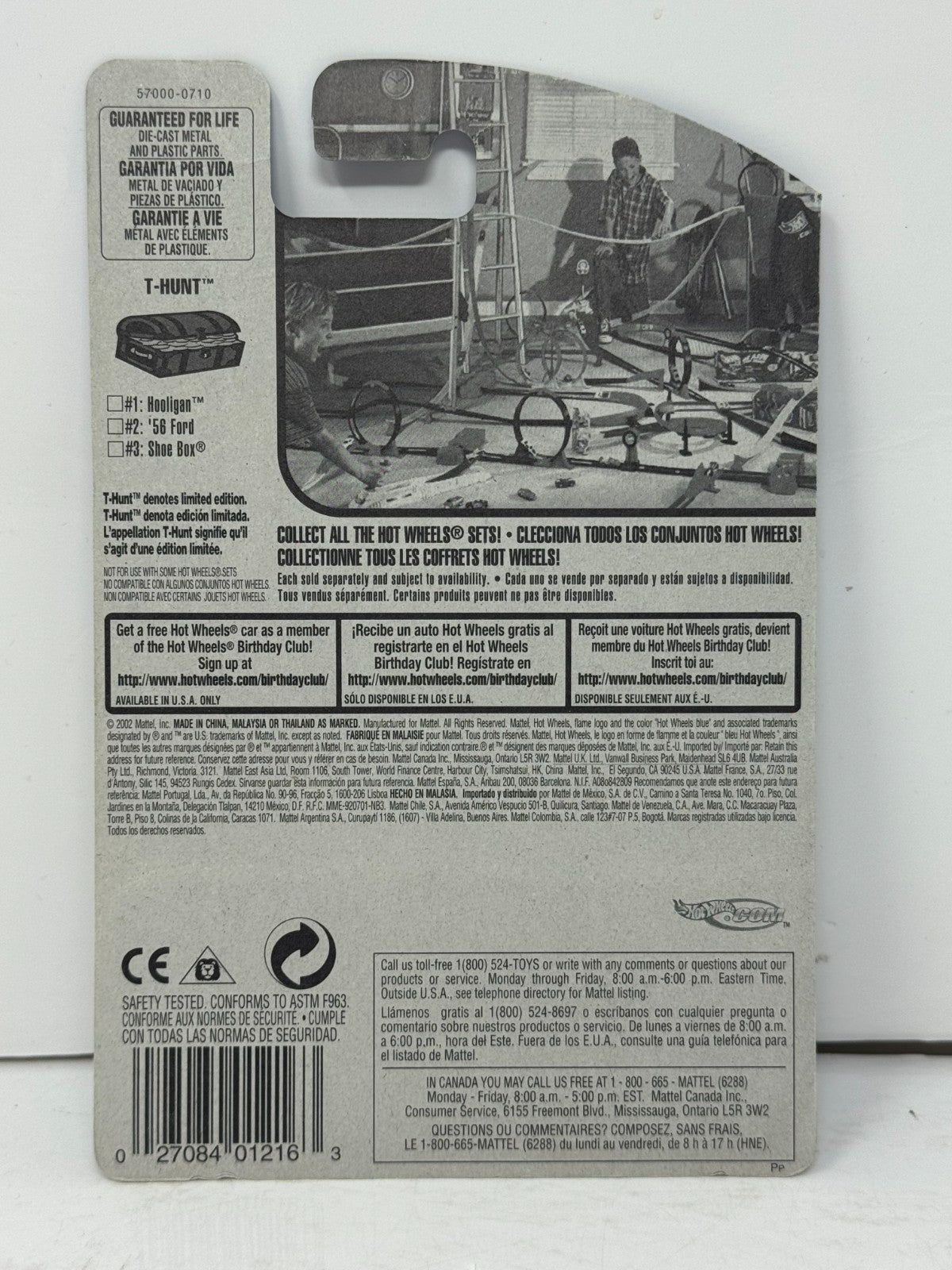 Hot Wheels T-Hunt Hooligan 1:64 Diecast Real Riders