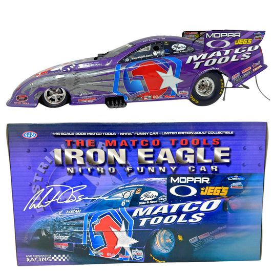 Milestone Whit Bazemore NHRA Matco Tools Iron Eagle Dodge Funny Car 1:16 Scale