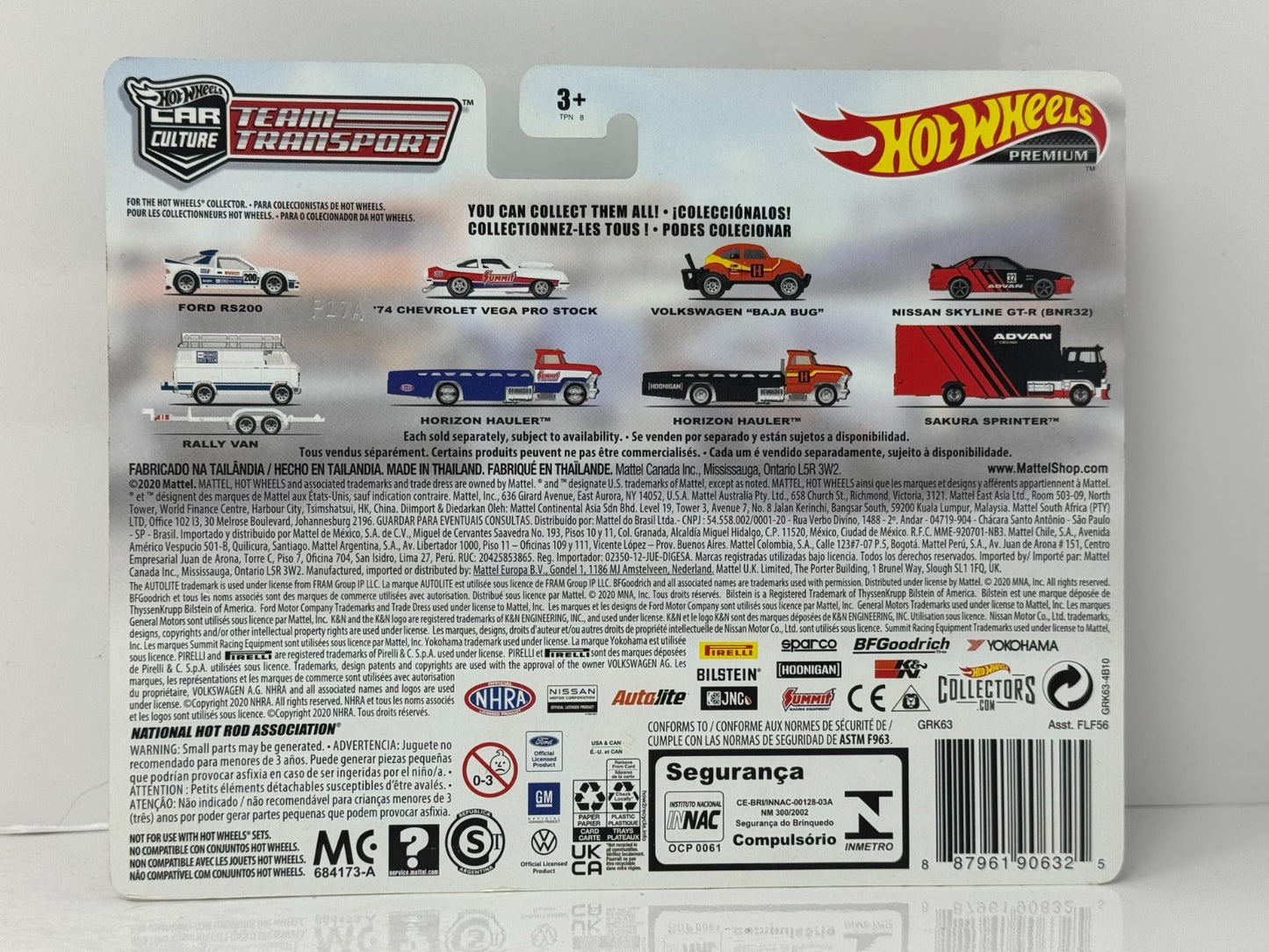 Hot Wheels Team Transport Premium #34 1974 Chevrolet Vega Pro Stock 1:64 Diecast