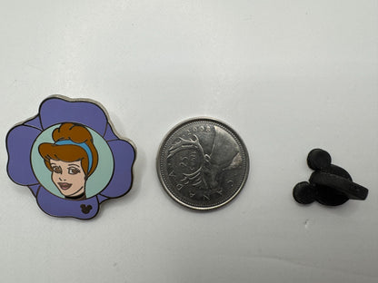 WDW Disney Cinderella Princess Flowers Hidden Mickey Trading Pin DC1S11