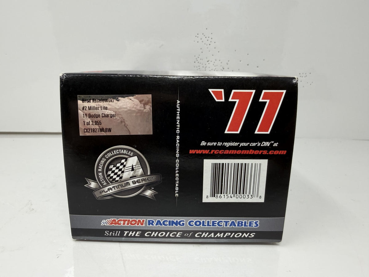 Lionel Nascar Brad Keselowski #2 Miller Lite 2011 Dodge Charger 1:24 Diecast
