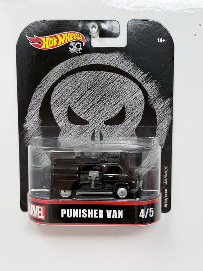 Hot Wheels Retro Entertainment Marvel Punisher Van 1:64 Diecast