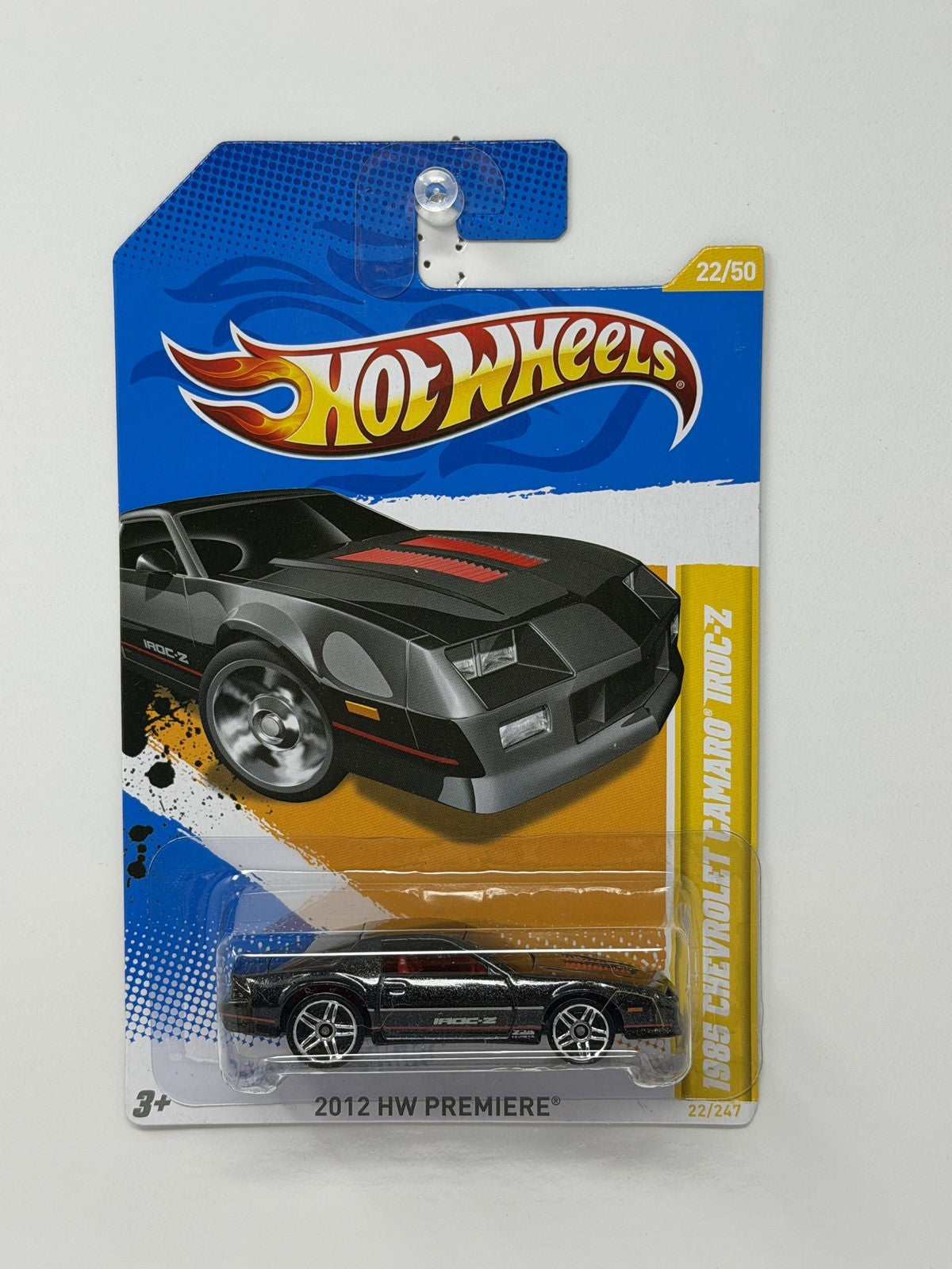Hot Wheels 2012 HW Premiere 1985 Chevrolet Camaro IROC-Z 1:64 Diecast Black