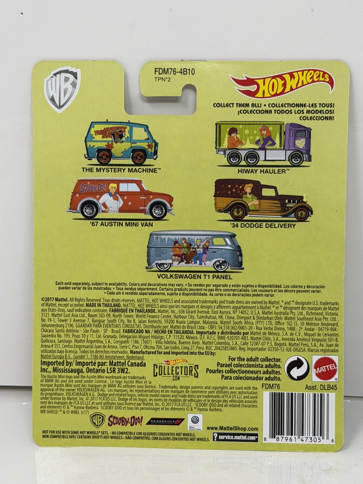 Hot Wheels Scooby-Doo Hiway Hauler 1:64 Diecast Real Riders