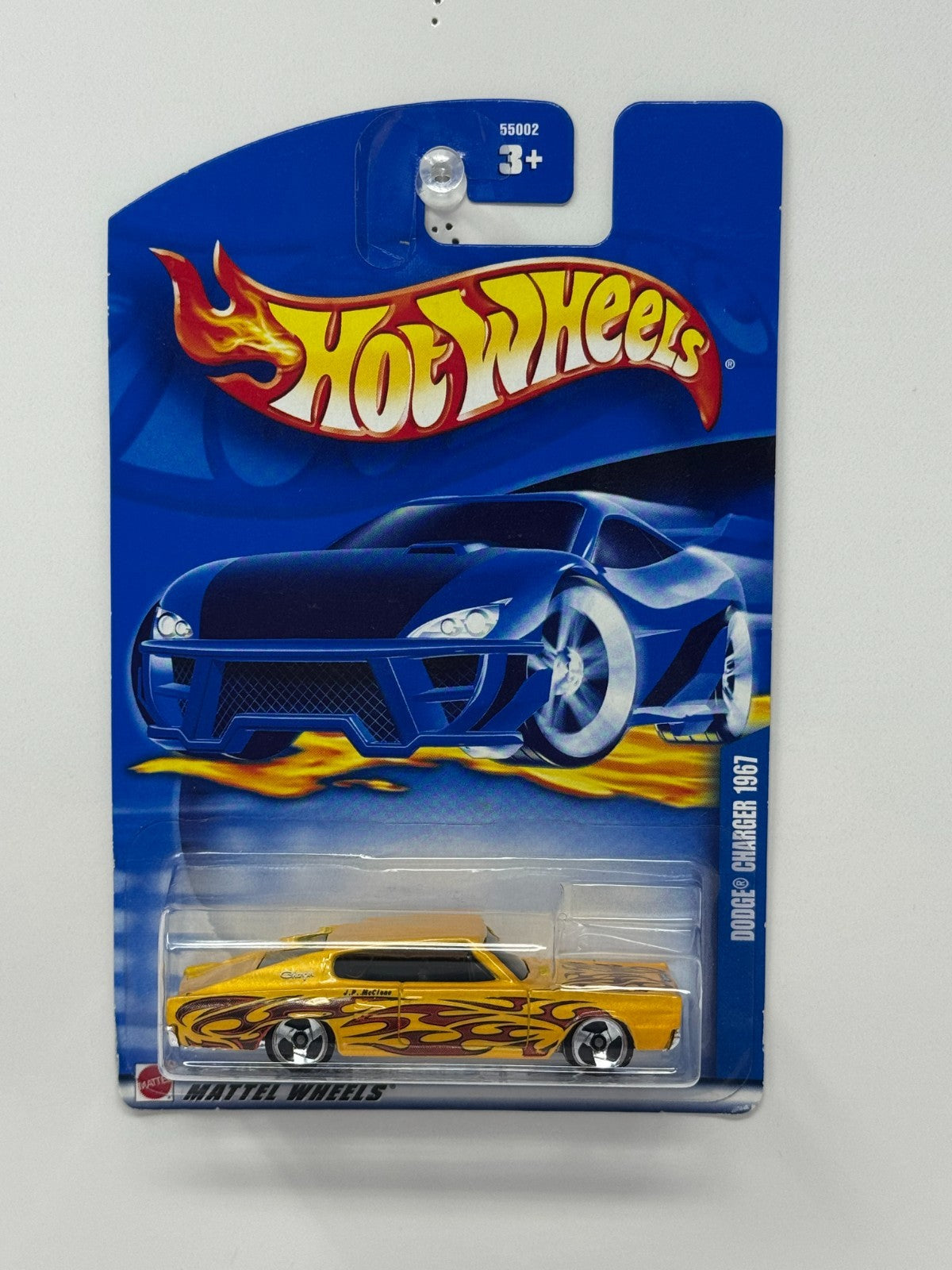 Hot Wheels 1967 Dodge Charger 1:64 Diecast Gold Flames