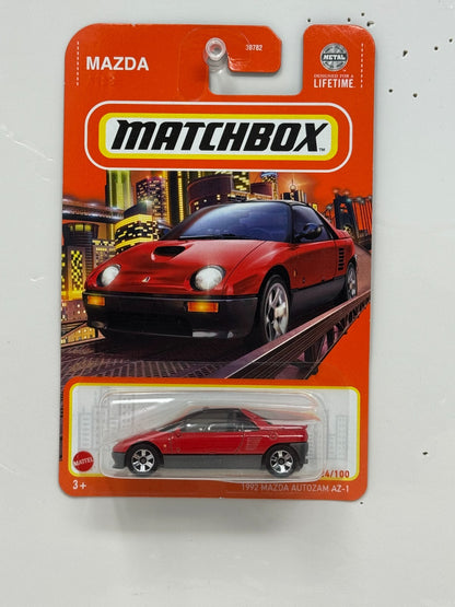 Matchbox 1992 Mazda Autozam AZ-1 1:64 Diecast Red