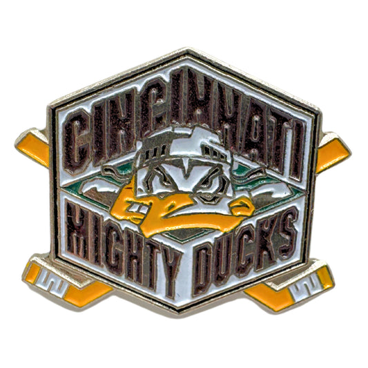 Cincinnati Mighty Ducks AHL Hockey Team Logo Lapel Pin UDT1