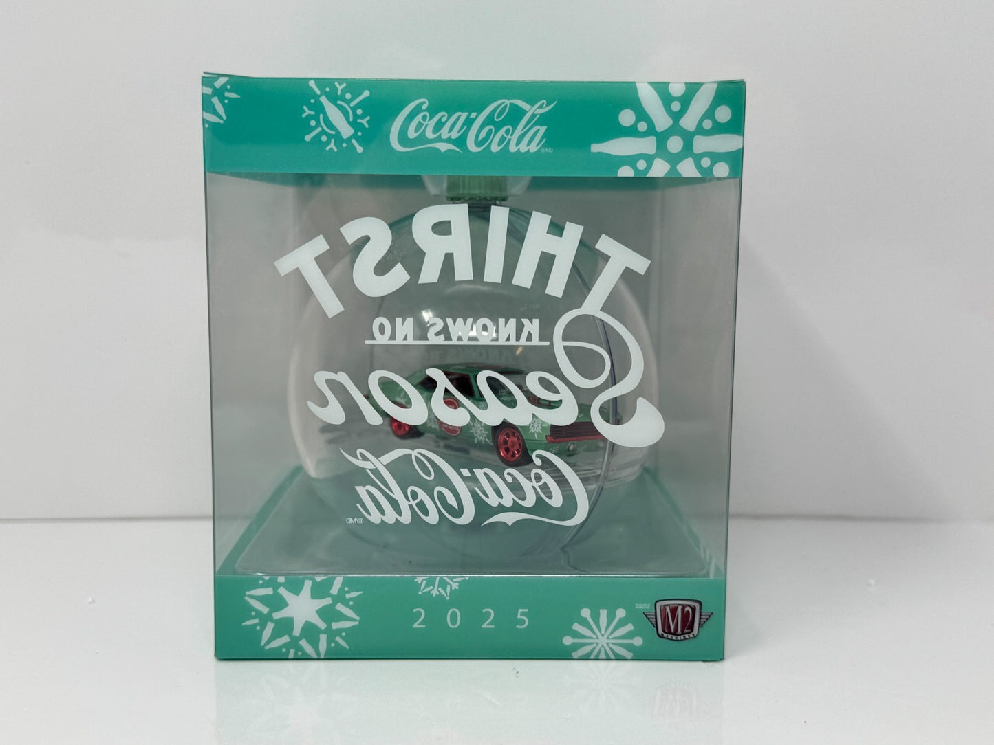 M2 Machines Coca-Cola 2025 1969 Chevy Camaro Ornament CHASE 1:64 Diecast