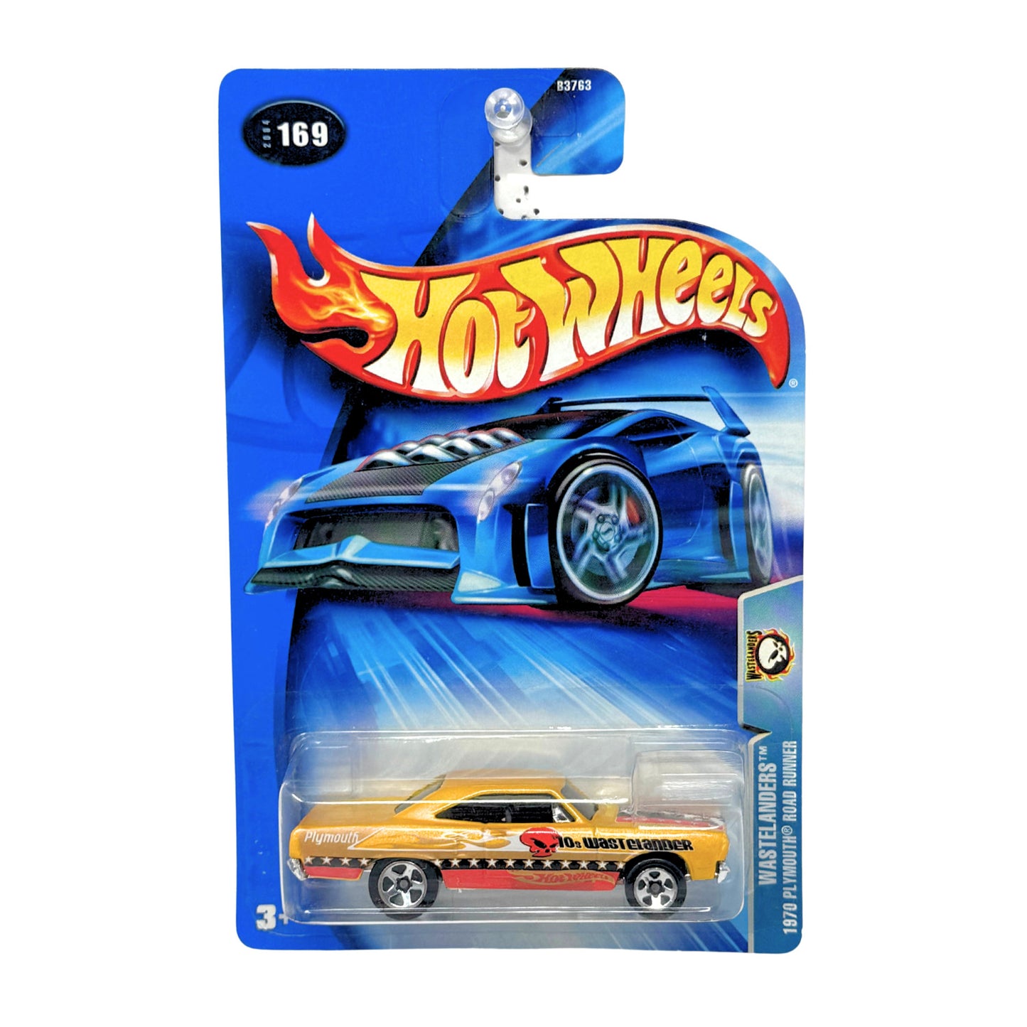 Hot Wheels Wastelanders 1970 Plymouth Road Runner 1:64 Diecast Yellow
