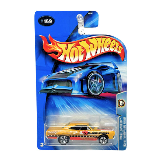 Hot Wheels Wastelanders 1970 Plymouth Road Runner 1:64 Diecast Yellow