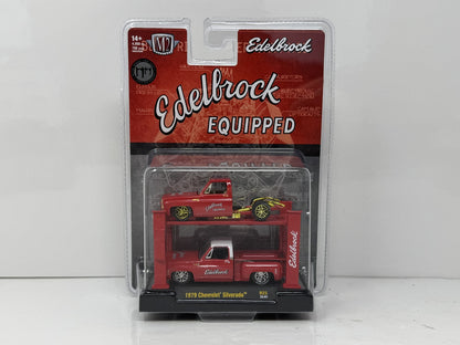 M2 Machines Auto Lift Edelbrock Equipped 1979 Chevy Silverado CHASE 1:64 Diecast