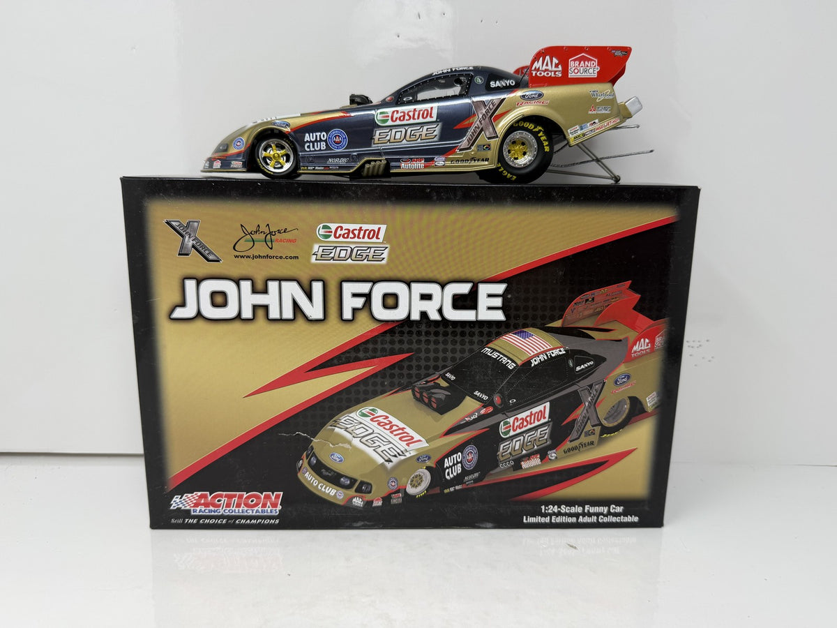 Action NHRA John Force Castrol Edge 2009 Mustang Liquid Color 1:24 Diecast