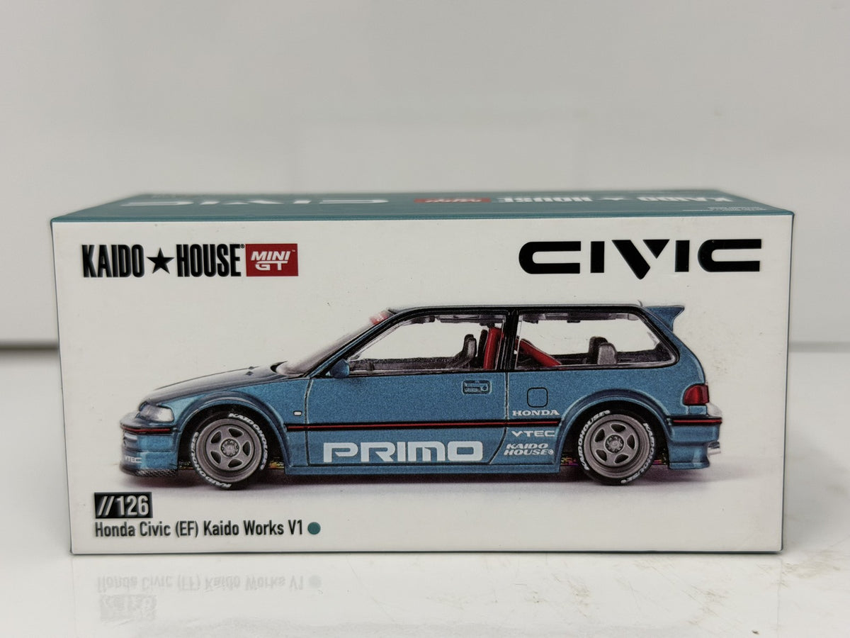 Kaido House Mini GT Honda Civic EF Kaido Works V1 1:64 Diecast