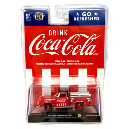 M2 Machines Coca-Cola 1978 Dodge Adventurer 150 Truck CHASE 1:64 Diecast