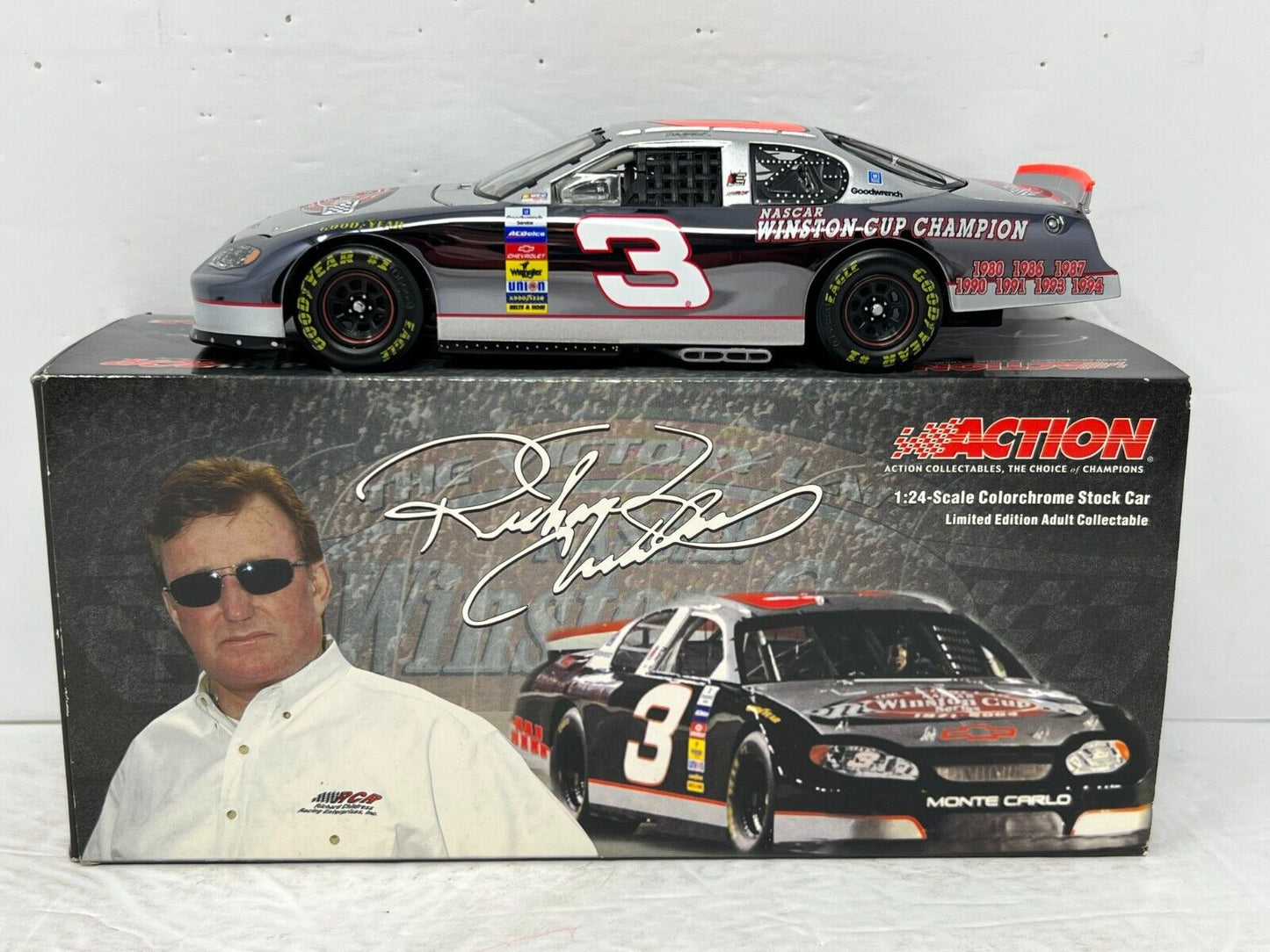 Action Nascar Dale Earnhardt Sr. Victory Lap 7x Champion GM Dealers 1:24 Diecast