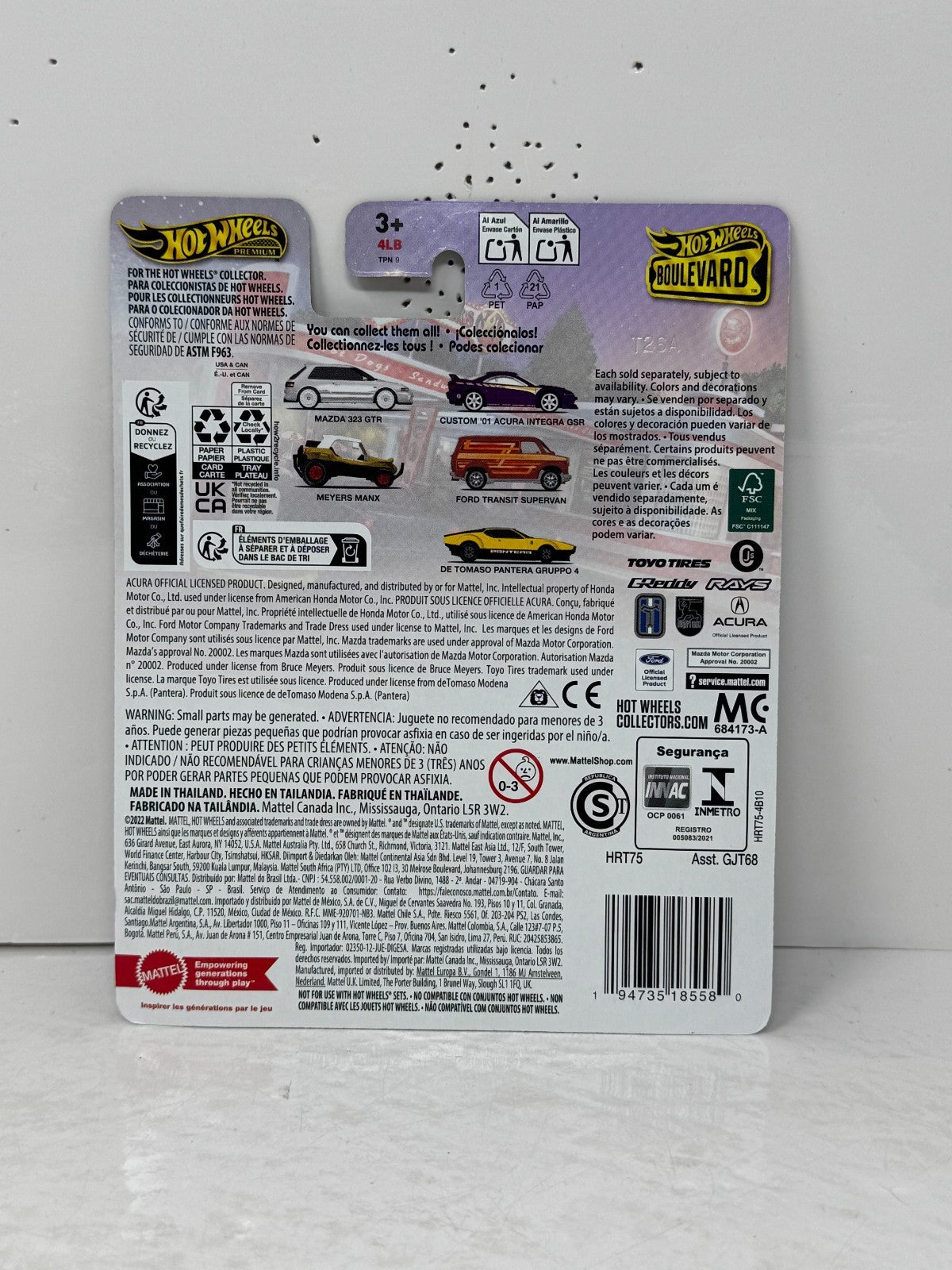 Hot Wheels Premium Boulevard #110 De Tomaso Pantera Gruppo 4 1:64 Diecast