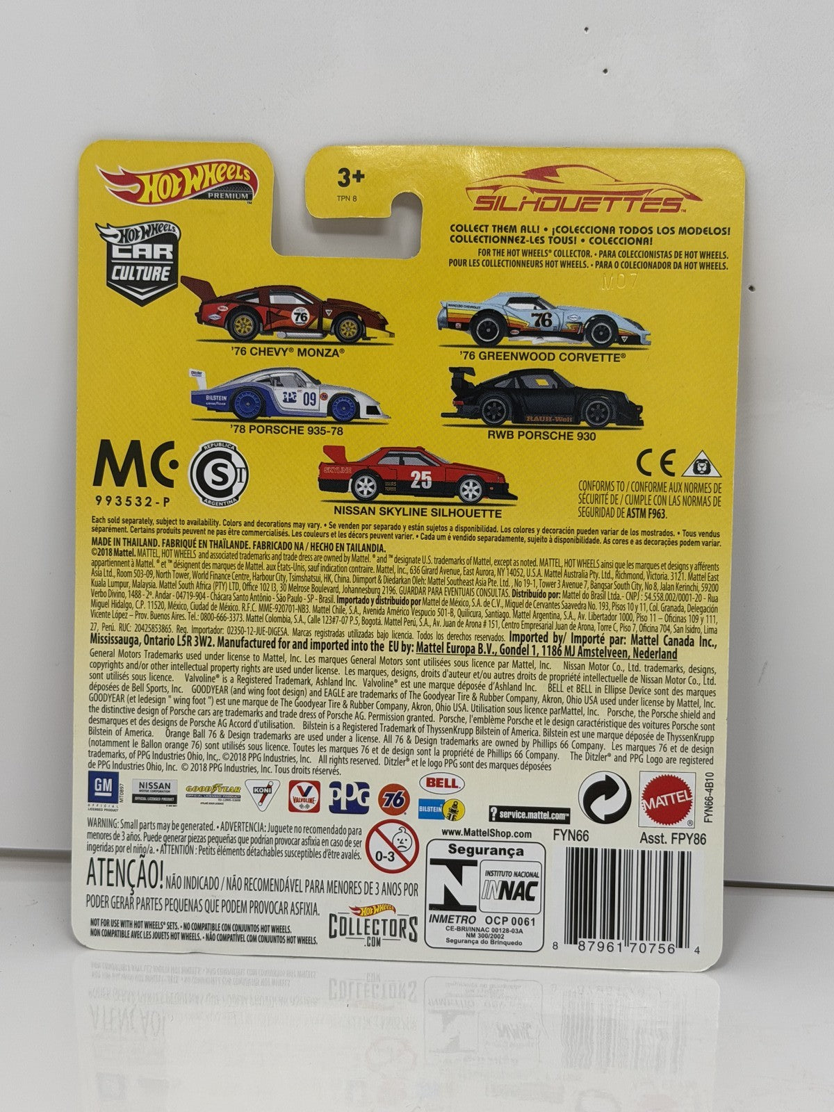 Hot Wheels Premium Silhouettes Nissan Skyline Silhouette 1:64 Diecast V2