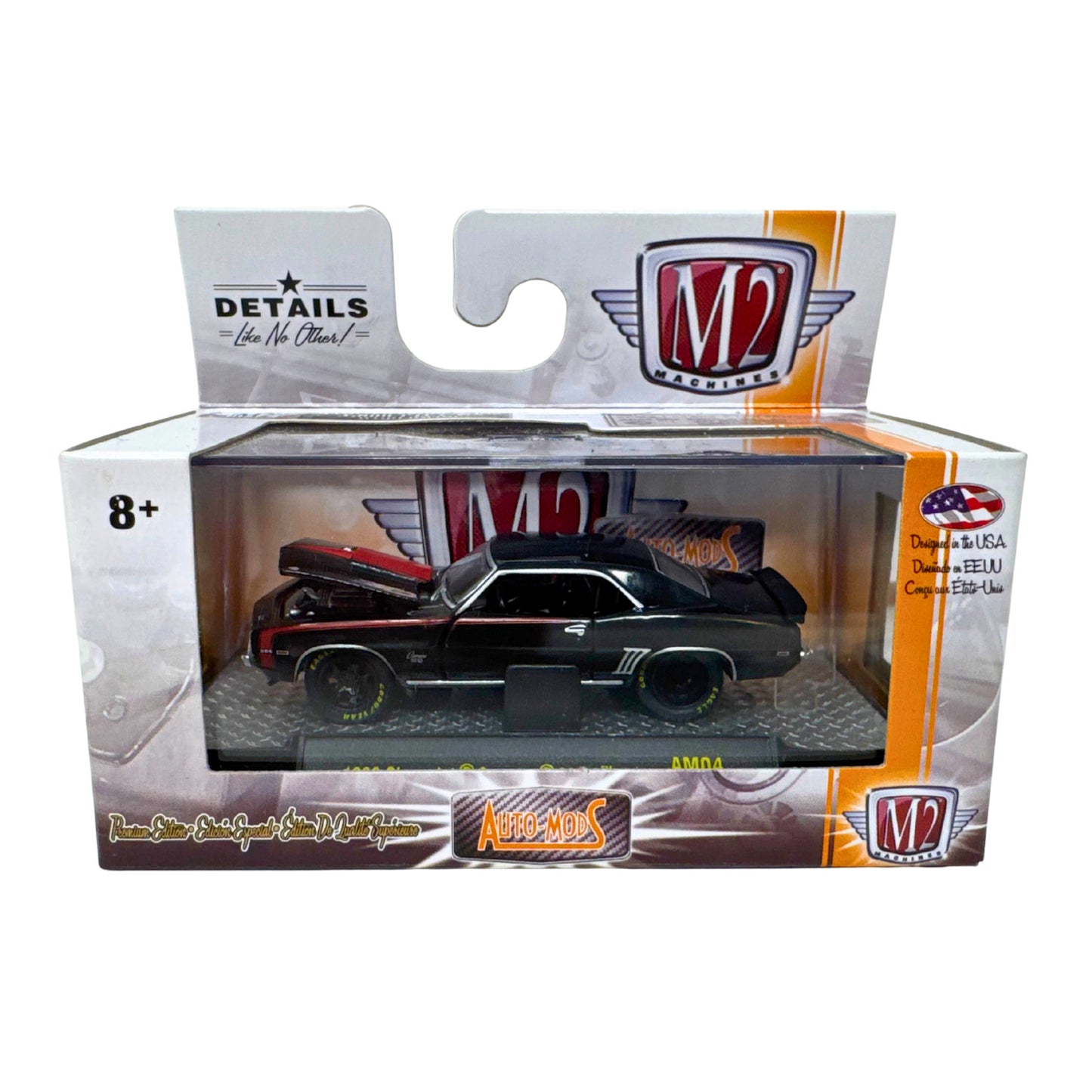 M2 Machines Auto Mods 1969 Chevrolet Camaro SS/RS 396 1:64 Diecast