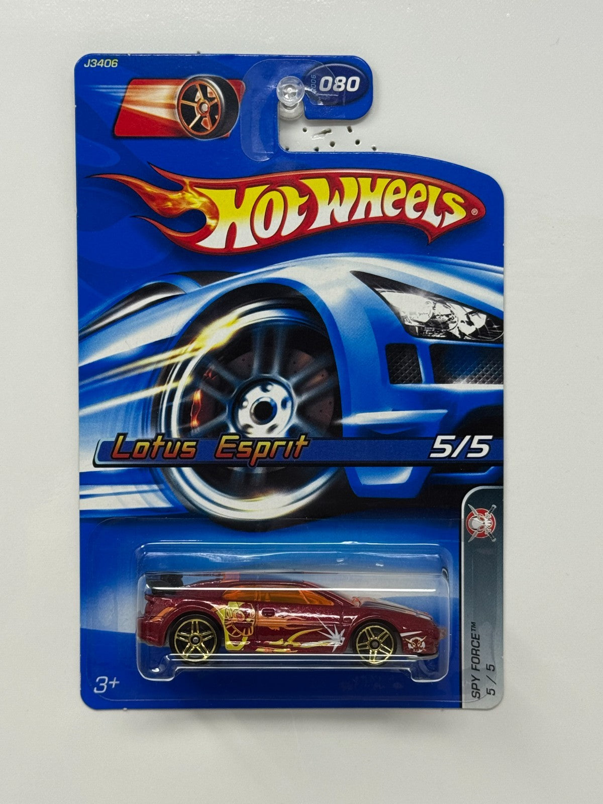 Hot Wheels Spy Force Lotus Esprit 1:64 Diecast Red V2