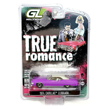 Greenlight Hollywood True Romance 1974 Cadillac Eldorado 1:64 Diecast