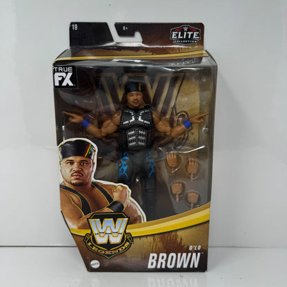 Mattel WWE Legends Series 19 D'Lo Brown CHASE Blue Attire Action Figure