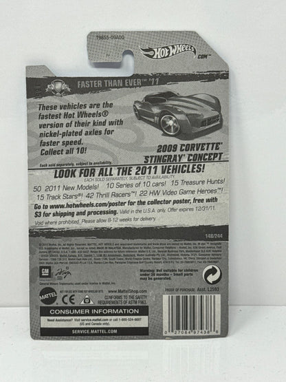 Hot Wheels Faster Than Ever Corvette Stingray Concept 164 Diecast Factory Sealed