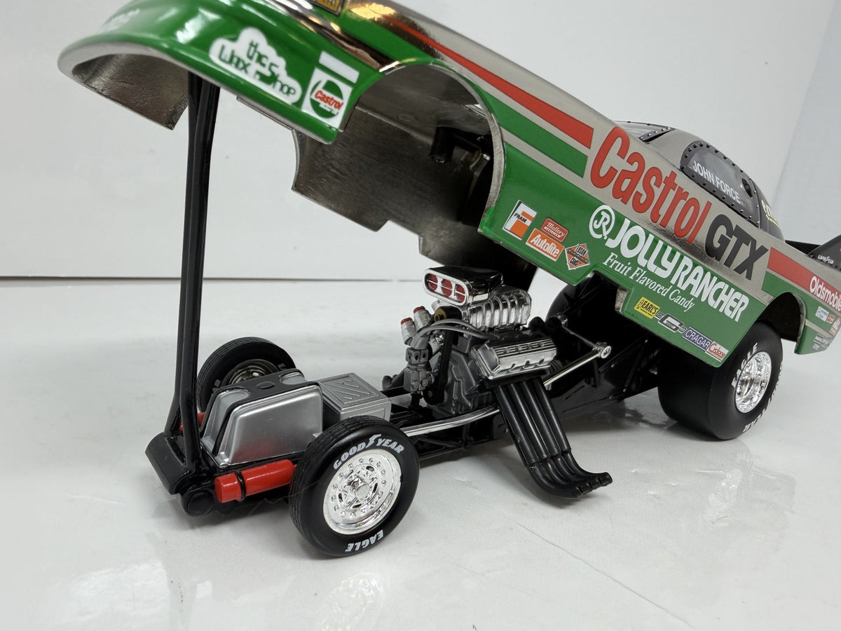 Action NHRA Historical John Force Castrol 1991 Oldsmobile Funny Car 1:24 Diecast