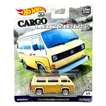 Hot Wheels Cargo Carriers Volkswagen Sunagon 1:64 Diecast Real Riders