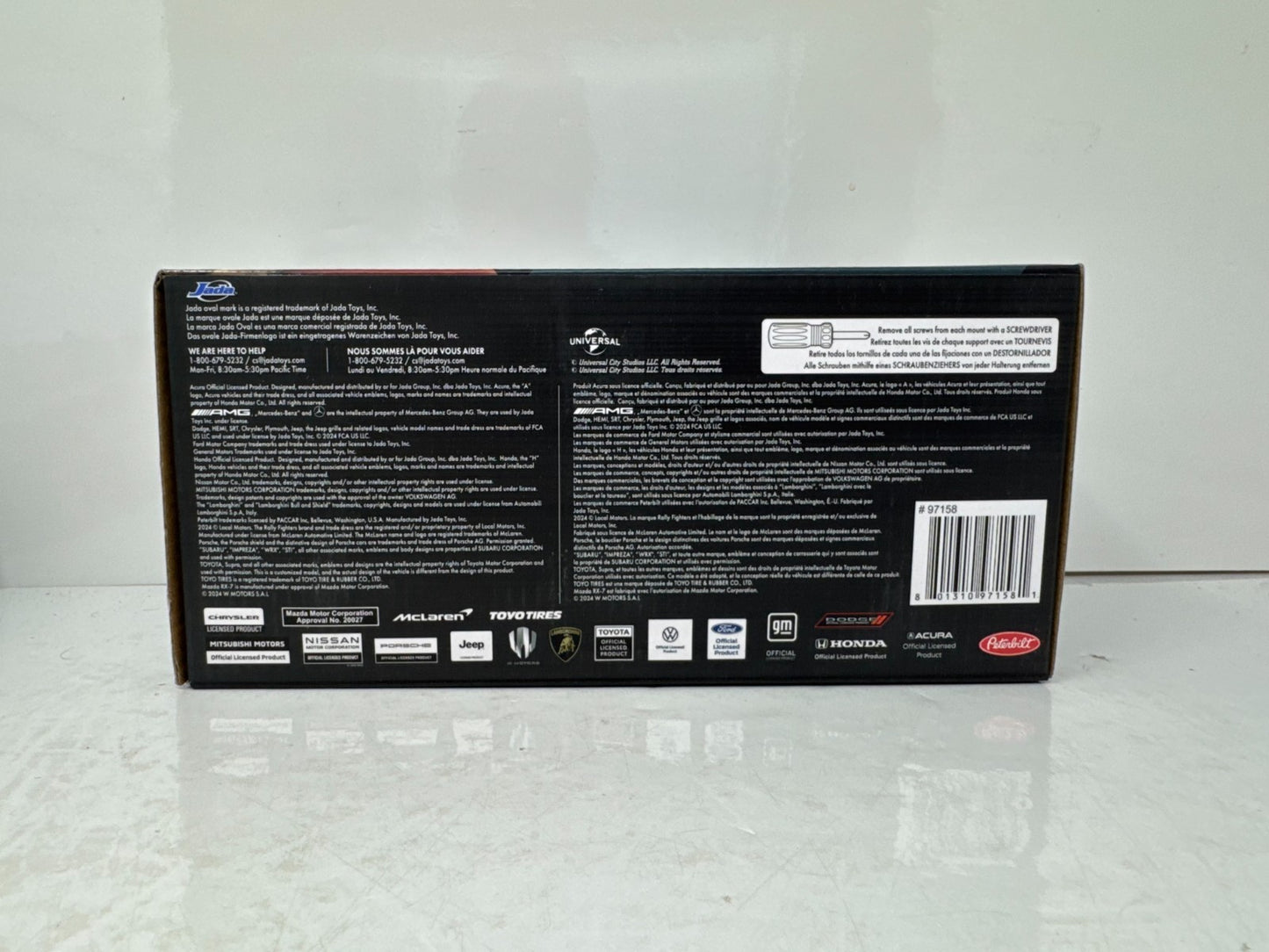 Jada Fast & Furious Brian's Nissan Skyline GT-R (R34) 1:24 Diecast Silver