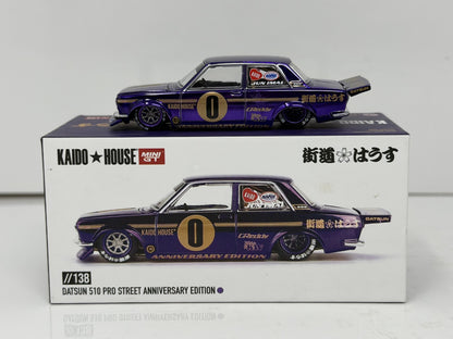 Kaido House Mini GT Datsun 510 Pro Street Anniversary 1:64 Diecast