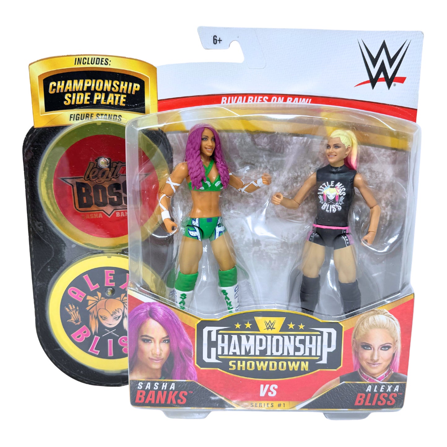 Mattel WWE Sasha Banks & Alexa Bliss Championship Showdown Action Figures
