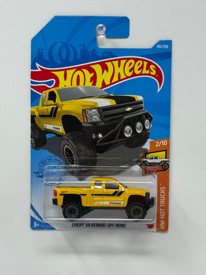 Hot Wheels HW Hot Trucks Chevy Silverado Off Road 1:64 Diecast