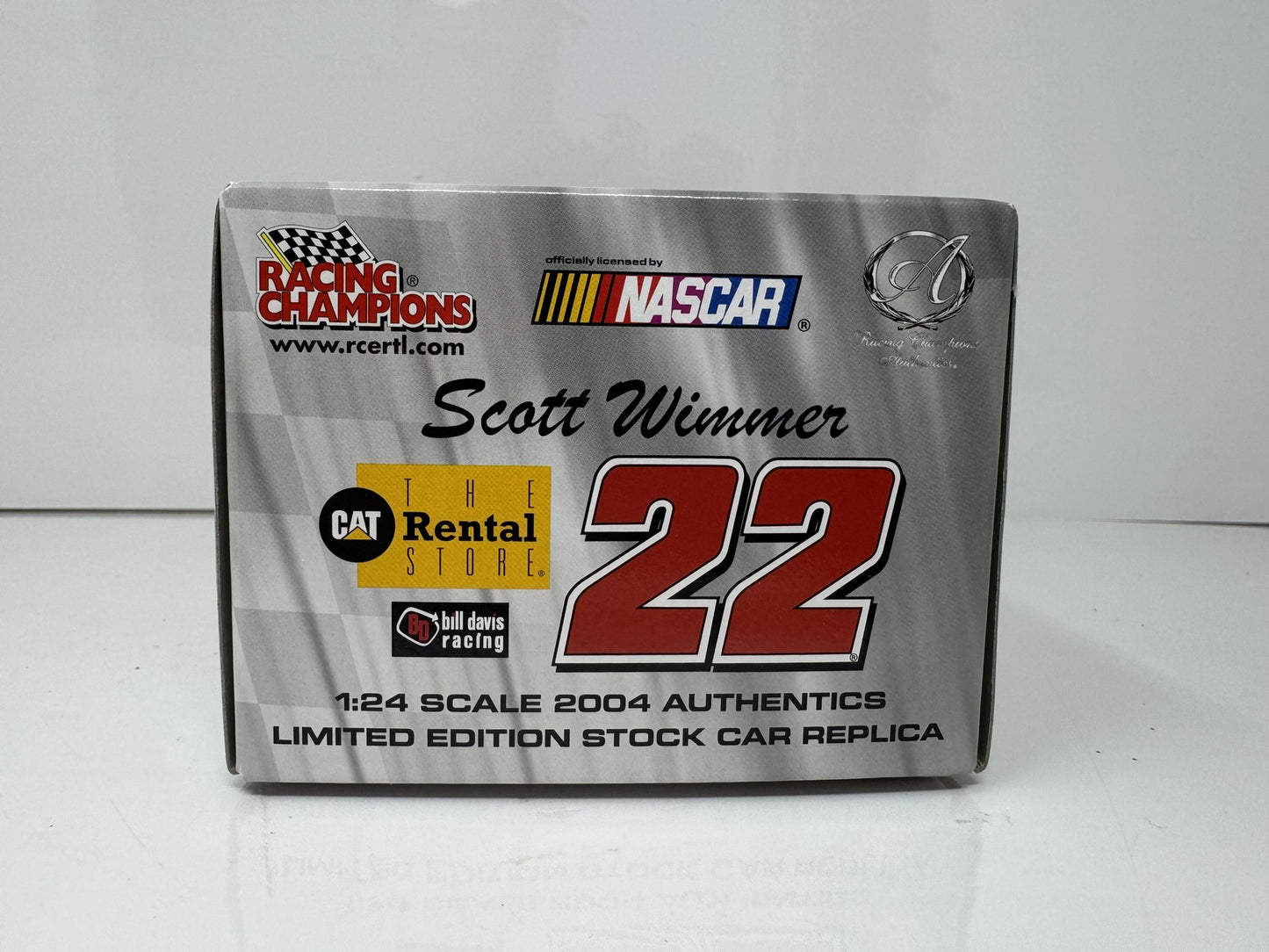 Racing Champions Nascar Scott Wimmer #22 The Cat Rental Store 1:24 Diecast