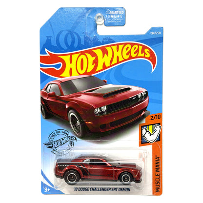 Hot Wheels Super Treasure Hunt 2018 Dodge Challenger SRT Demon 1:64 Diecast STH