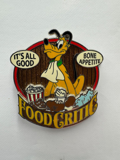 Disney Pluto Food Critic Trading Pin DC1S10